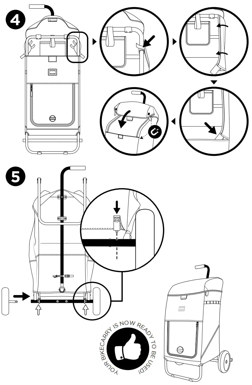 XLC BIKCARRY Bike Shopping Trolley - FIGURE 3