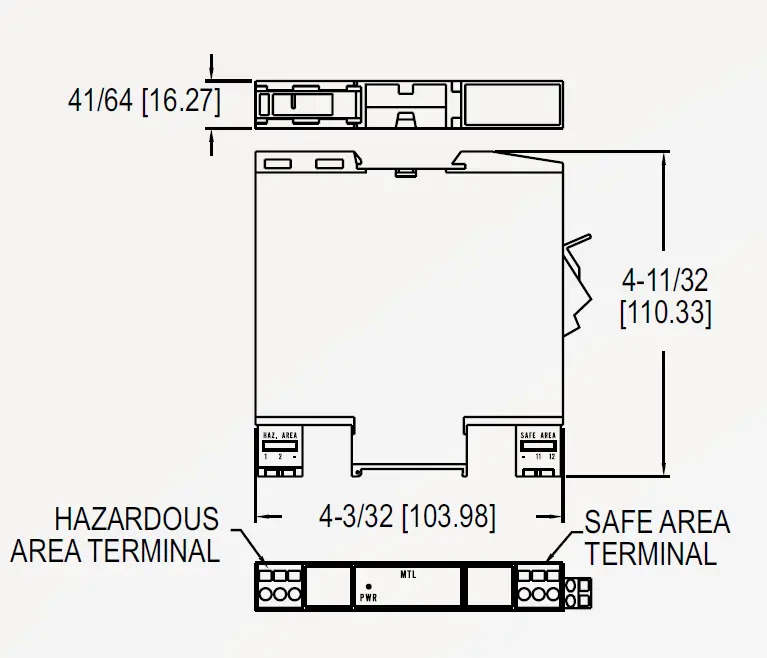 Dwyer MTL5541 Series Galvanic Barrier 1