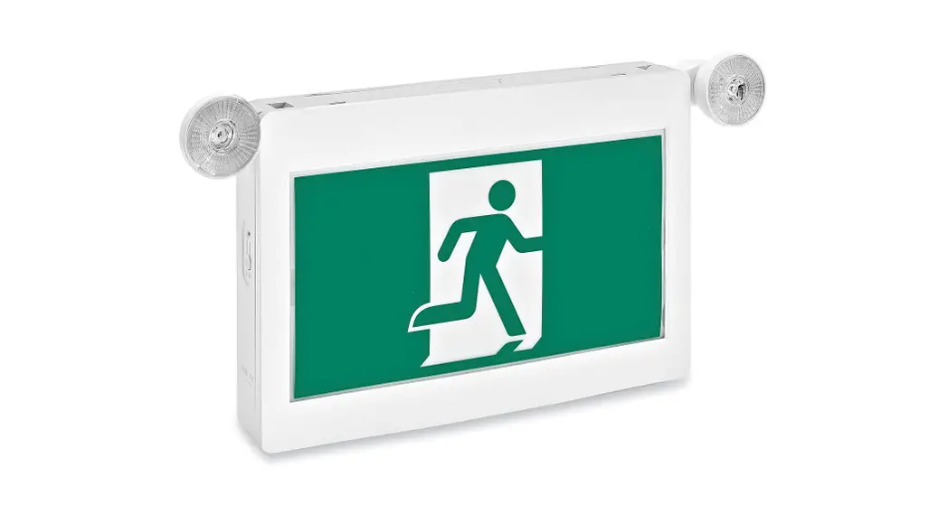 Uline H-7273 Running Man Led Exit Sign Installation Guide