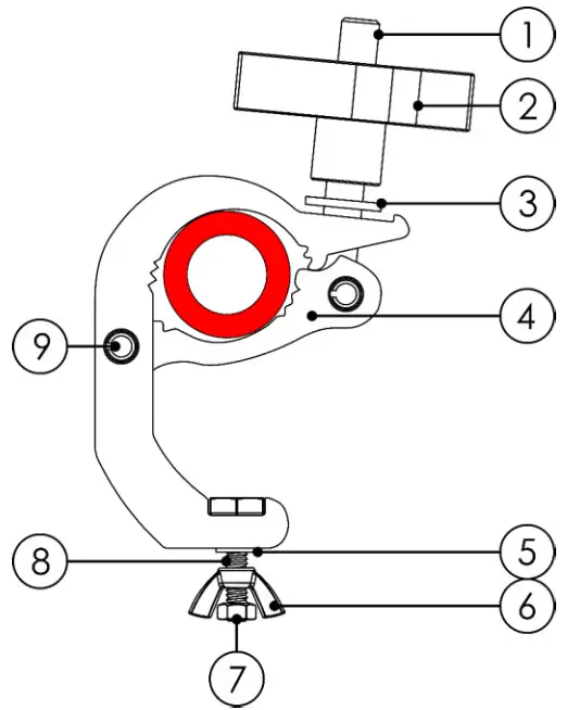 SHOW GEAR 75006 50 mm Quick Coupler 100 kg - icon1