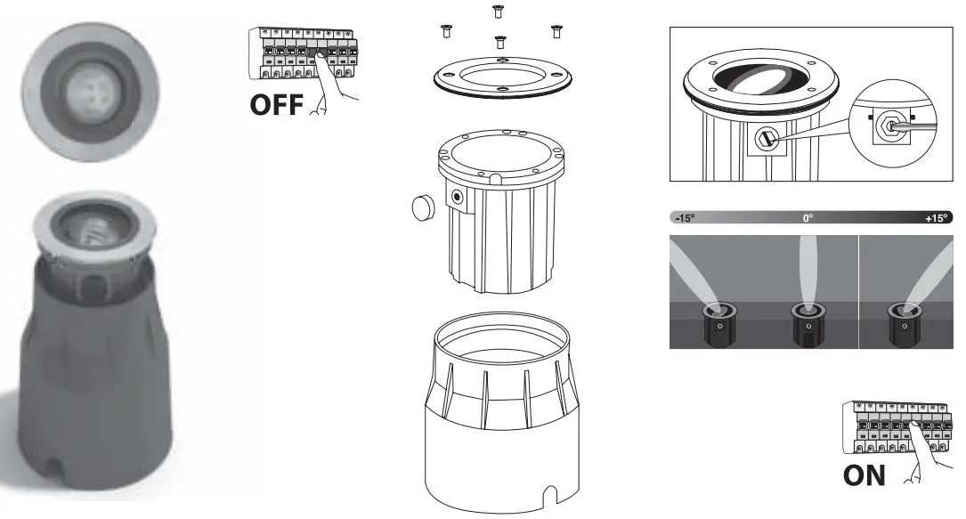 K S 7686 Ground Spot LED-