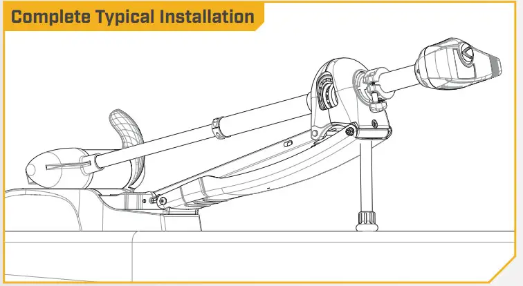 MINN KOTA 1862013 MKA-4 Bow Mount Stabilizer Kit - Figure 7