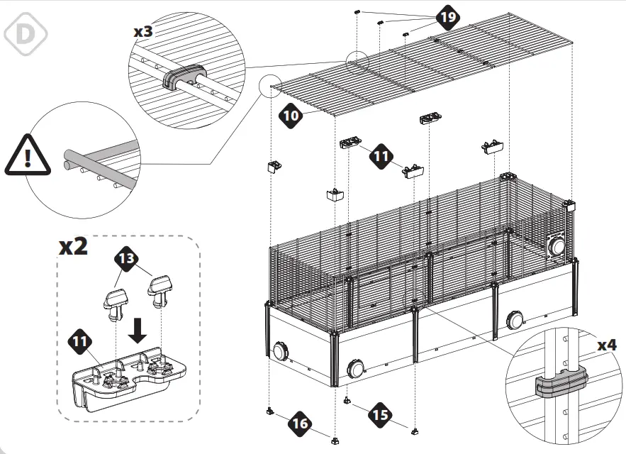 ferplast 57008000 Multipla Hamster Base Extension - fig 4