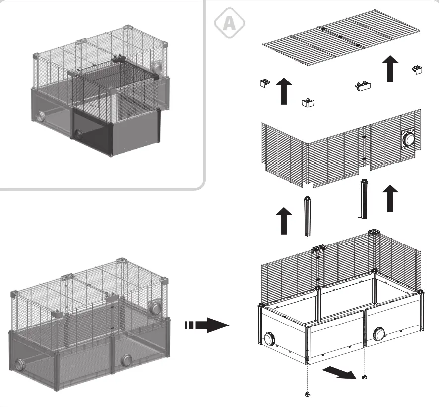 ferplast 57008000 Multipla Hamster Base Extension - fig 5