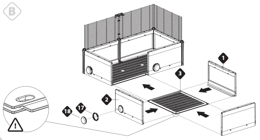 ferplast 57008000 Multipla Hamster Base Extension - fig6