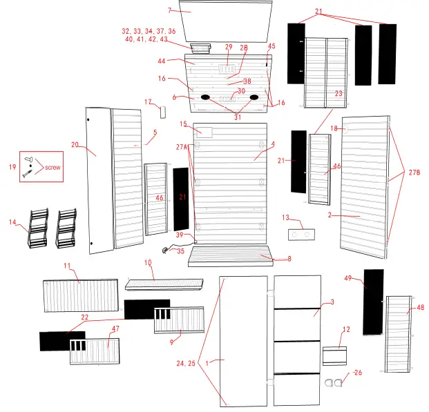 HeatWave SA7009 4-Person with 9 Carbon Heaters-29