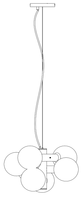 tala DWS-ECHO-CDL-01-US Echo Chandelier -