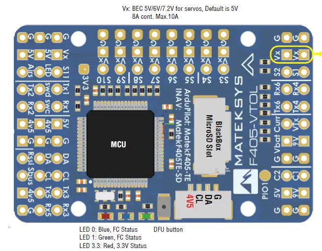 MATEKSYS-F405-VTOL-Flight-Controller-FIG-1