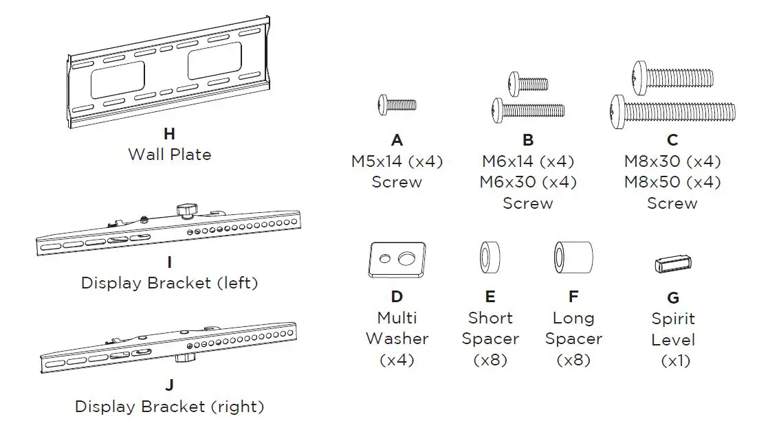 ATDEC-AD-WT-5040-Tilt-Wall-Mount-fig-1