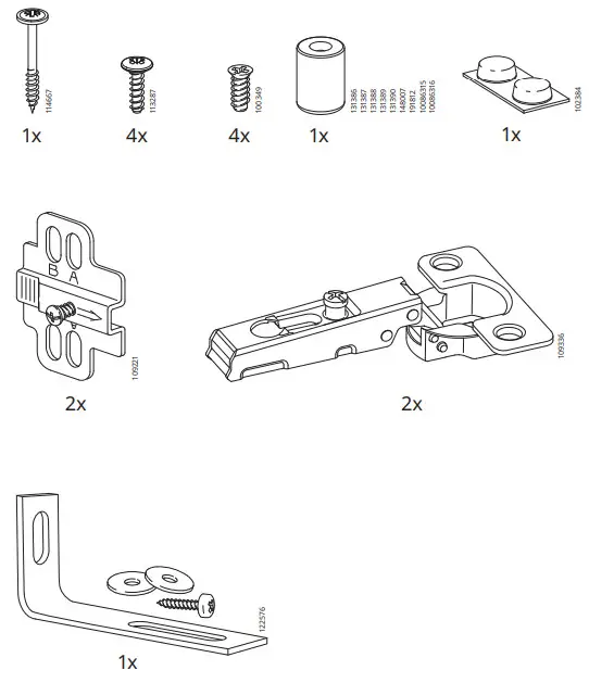 IKEA OXBERG Door 40x97 cm-2