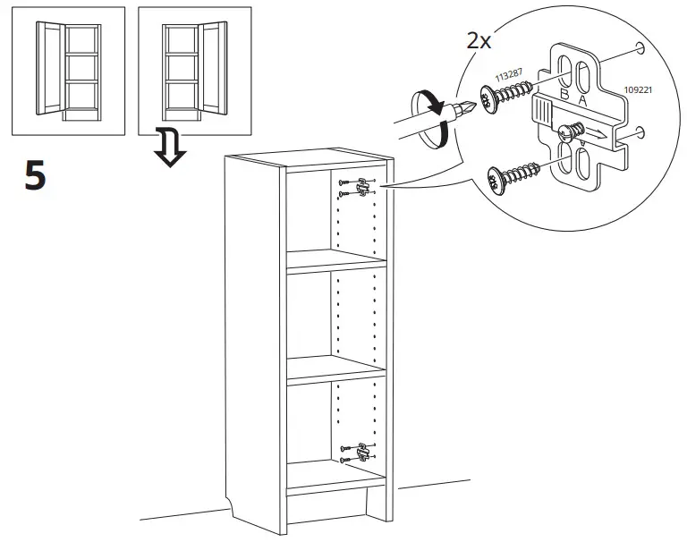 IKEA OXBERG Door 40x97 cm-6