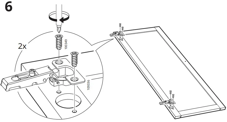 IKEA OXBERG Door 40x97 cm-7