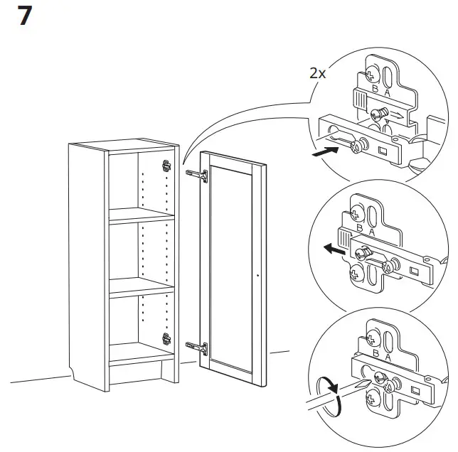 IKEA OXBERG Door 40x97 cm-8