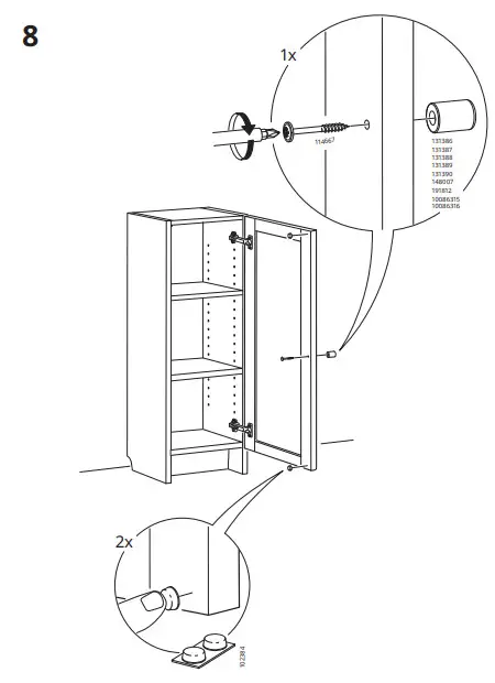 IKEA OXBERG Door 40x97 cm-9