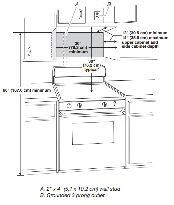 Amana W11485888B Microwave Hood Combination -fig1