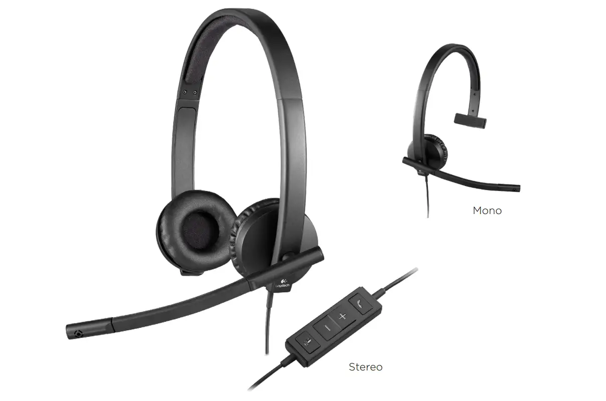 Logitech Usb Headset H570e User Manual