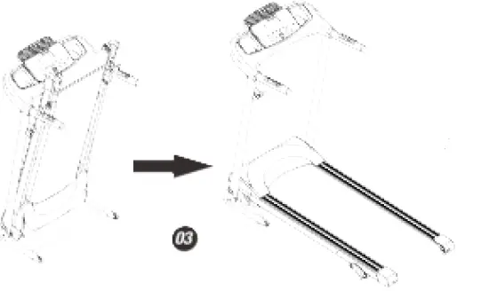 Kahomvis SHU-QPW2-107 2.5 HP Black Stainless Steel Foldable Electric Treadmill 07
