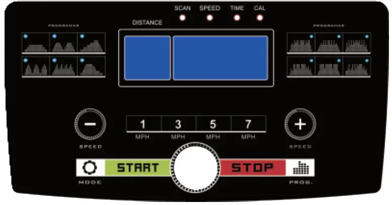 Kahomvis SHU-QPW2-107 2.5 HP Black Stainless Steel Foldable Electric Treadmill 08