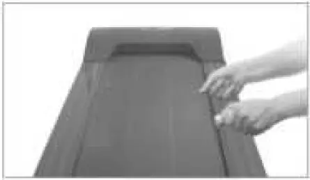 Kahomvis SHU-QPW2-107 2.5 HP Black Stainless Steel Foldable Electric Treadmill 10