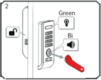 OUTWATER DGL RFKY CAB SL Digital Cabinet Lock - FIGURE 11