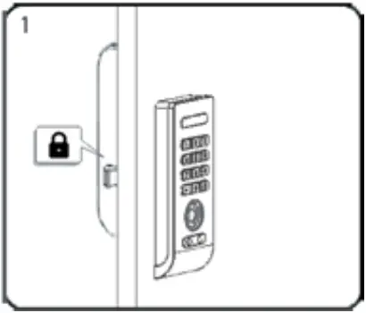OUTWATER DGL RFKY CAB SL Digital Cabinet Lock - FIGURE 15