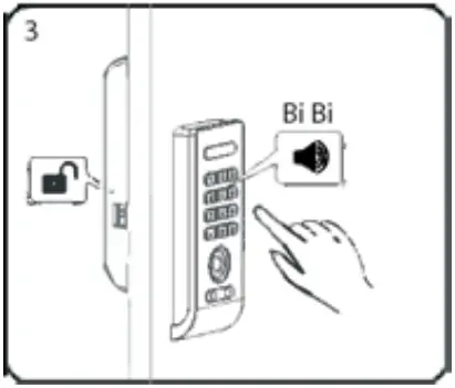 OUTWATER DGL RFKY CAB SL Digital Cabinet Lock - FIGURE 17