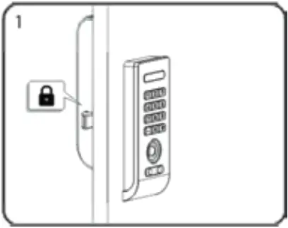 OUTWATER DGL RFKY CAB SL Digital Cabinet Lock - FIGURE 23