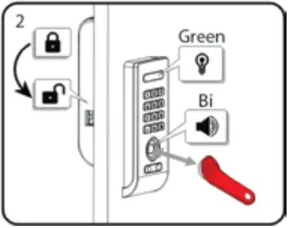 OUTWATER DGL RFKY CAB SL Digital Cabinet Lock - FIGURE 29