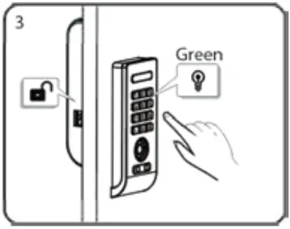 OUTWATER DGL RFKY CAB SL Digital Cabinet Lock - FIGURE 30