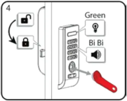 OUTWATER DGL RFKY CAB SL Digital Cabinet Lock - FIGURE 31