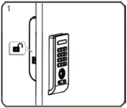 OUTWATER DGL RFKY CAB SL Digital Cabinet Lock - FIGURE 37