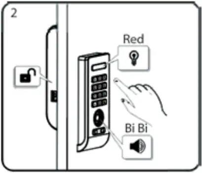 OUTWATER DGL RFKY CAB SL Digital Cabinet Lock - FIGURE 38