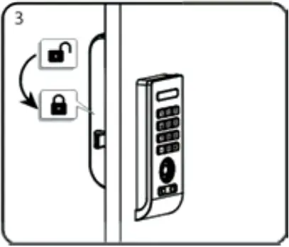 OUTWATER DGL RFKY CAB SL Digital Cabinet Lock - FIGURE 40