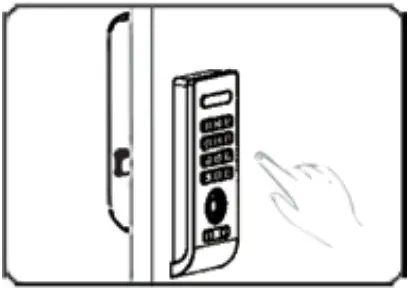 OUTWATER DGL RFKY CAB SL Digital Cabinet Lock - FIGURE 42