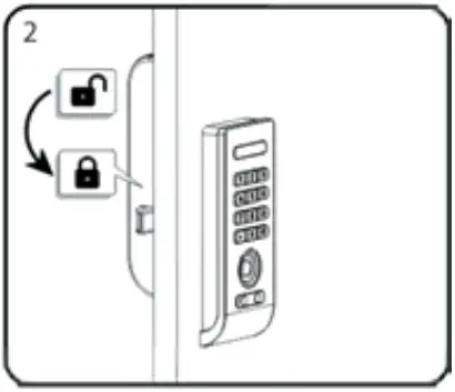 OUTWATER DGL RFKY CAB SL Digital Cabinet Lock - FIGURE 55