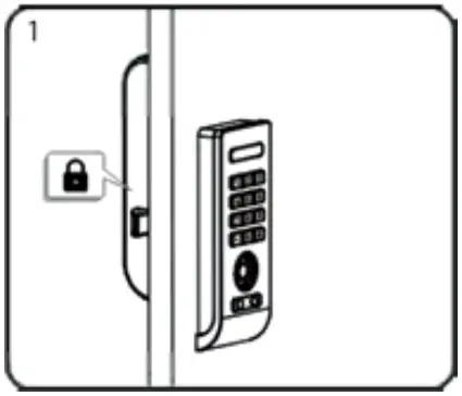 OUTWATER DGL RFKY CAB SL Digital Cabinet Lock - FIGURE 57