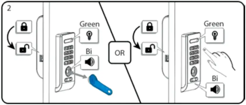 OUTWATER DGL RFKY CAB SL Digital Cabinet Lock - FIGURE 58