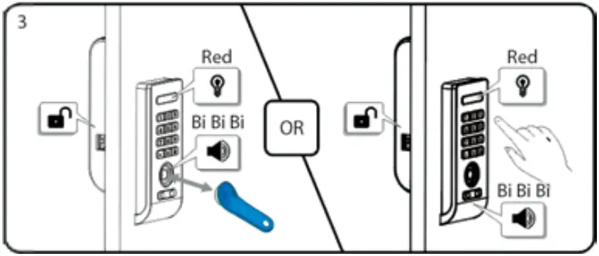 OUTWATER DGL RFKY CAB SL Digital Cabinet Lock - FIGURE 59