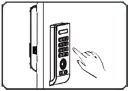 OUTWATER DGL RFKY CAB SL Digital Cabinet Lock - FIGURE 60