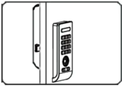 OUTWATER DGL RFKY CAB SL Digital Cabinet Lock - FIGURE 61