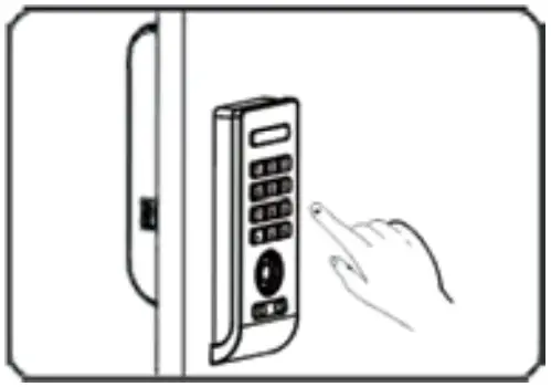 OUTWATER DGL RFKY CAB SL Digital Cabinet Lock - FIGURE 66
