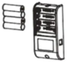 OUTWATER DGL RFKY CAB SL Digital Cabinet Lock - FIGURE 68