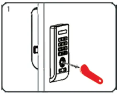 OUTWATER DGL RFKY CAB SL Digital Cabinet Lock - FIGURE 7