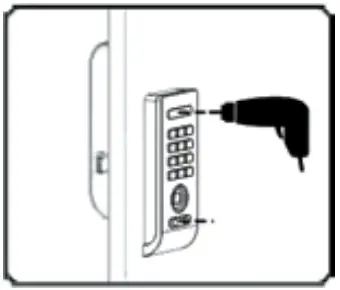 OUTWATER DGL RFKY CAB SL Digital Cabinet Lock - FIGURE 74