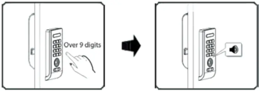 OUTWATER DGL RFKY CAB SL Digital Cabinet Lock - FIGURE 76