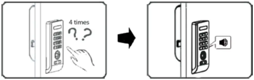 OUTWATER DGL RFKY CAB SL Digital Cabinet Lock - FIGURE 77