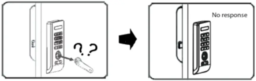 OUTWATER DGL RFKY CAB SL Digital Cabinet Lock - FIGURE 78
