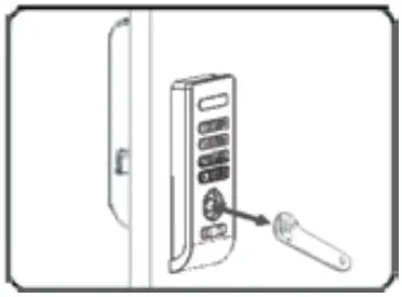 OUTWATER DGL RFKY CAB SL Digital Cabinet Lock - FIGURE 79