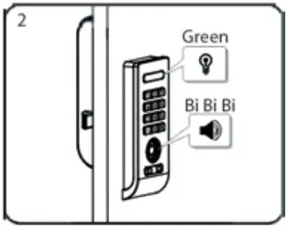 OUTWATER DGL RFKY CAB SL Digital Cabinet Lock - FIGURE 8