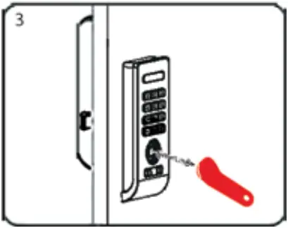 OUTWATER DGL RFKY CAB SL Digital Cabinet Lock - FIGURE 9